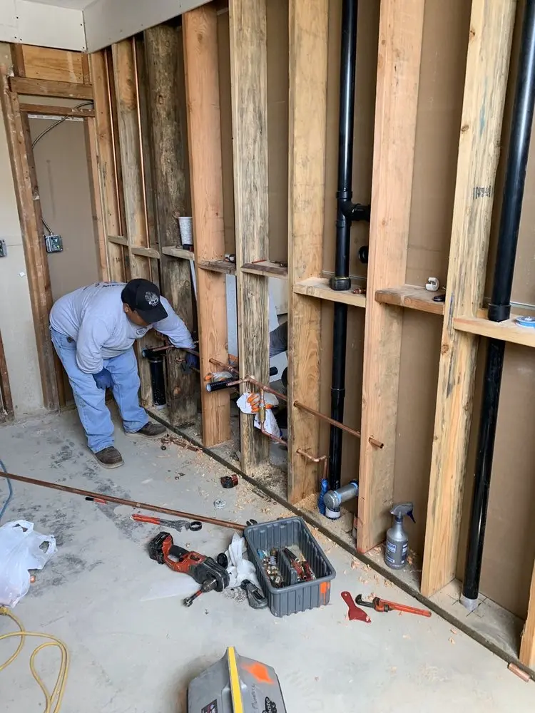 Commercial rough-in plumbing for Water Heater Replacement in Unionburg